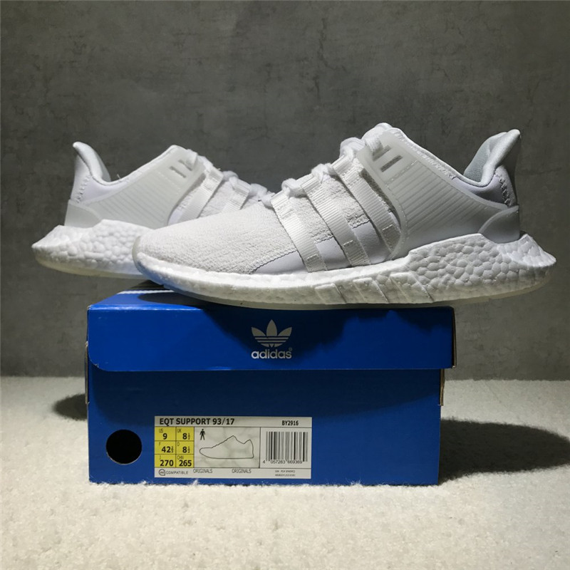 Adidas Originals EQT Boost Support Triple White Glow